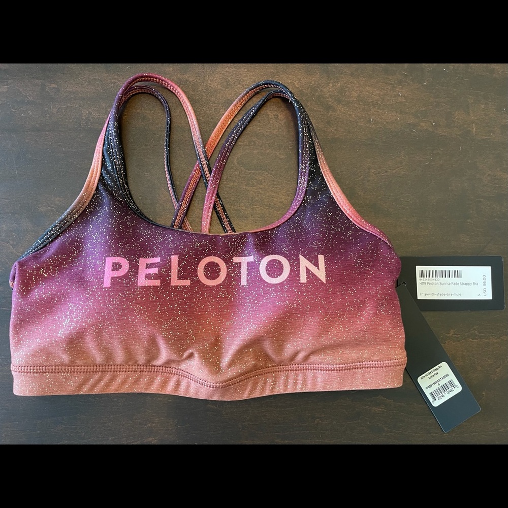 NWT Peloton WITH sunrise fade bra small
